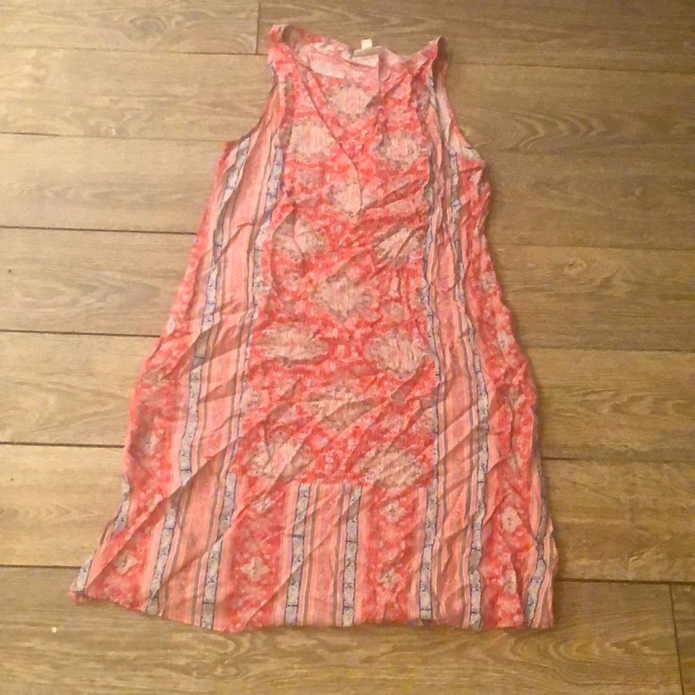 Pink designed dress